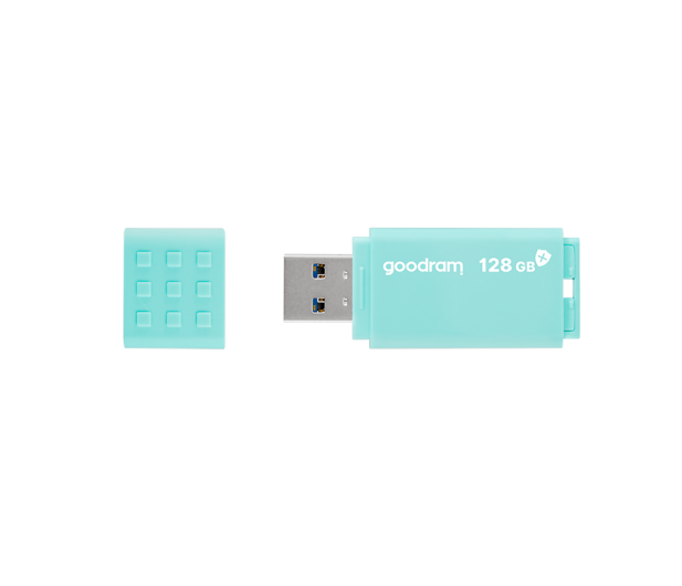 GOODRAM 128GB UME3 CARE USB 3.0 turkusowy - 694623 - zdjęcie 9